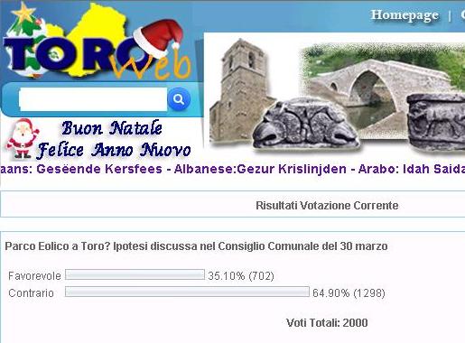 2000° voto - 5 gennaio 2010