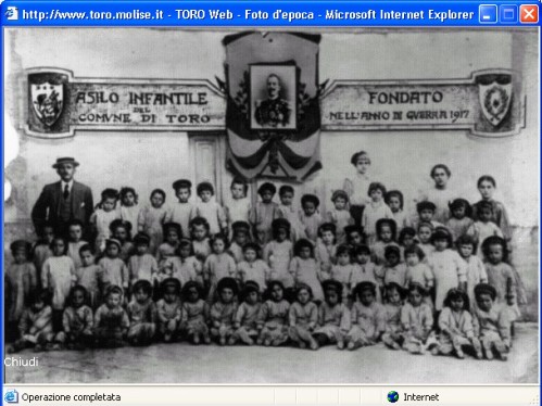 Asilo Infantile Torese fondato nell'Anno di Guerra 1917