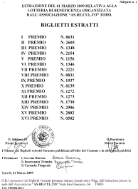 Clicca e visualizza l'elenco dei biglietti vincenti