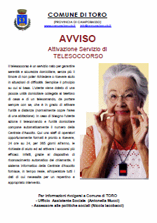Clicca e ingrandisci l'avviso del Comune