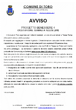 Clicca e ingrandisci l'avviso del Comune